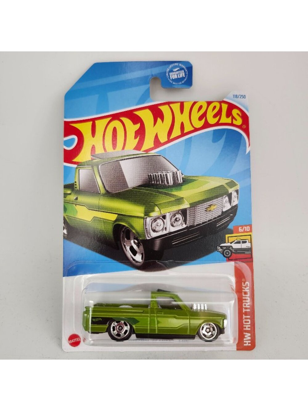 Hot Wheels Custom 72 Chevy Luv Green 2024 HW Hot Trucks 6/10 118/250